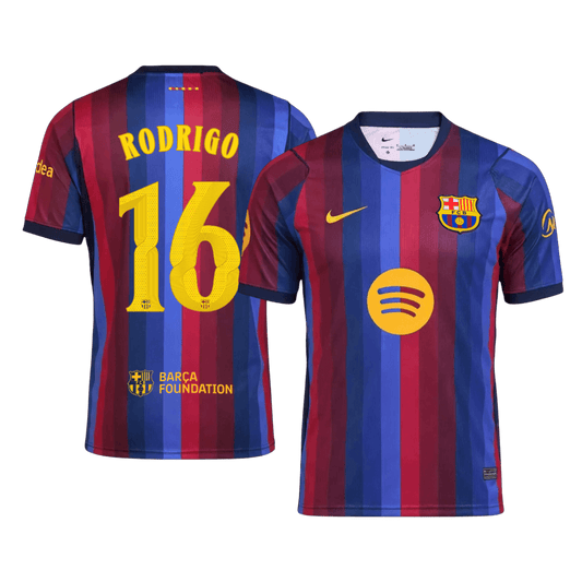 Barcelona Home Jersey 2026/27 - RODRIGO #16 - UCL