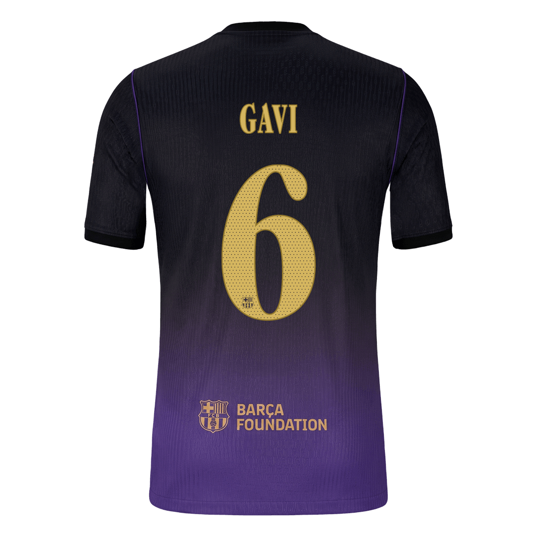 Barcelona Away Jersey 2026/27 - GAVI #6 - UCL (Player Version)