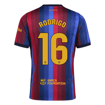 Barcelona Home Jersey 2026/27 - RODRIGO #16