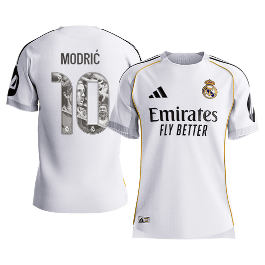 Real Madrid Home Jersey 2025/26 - MODRIĆ #10 (Player Version)