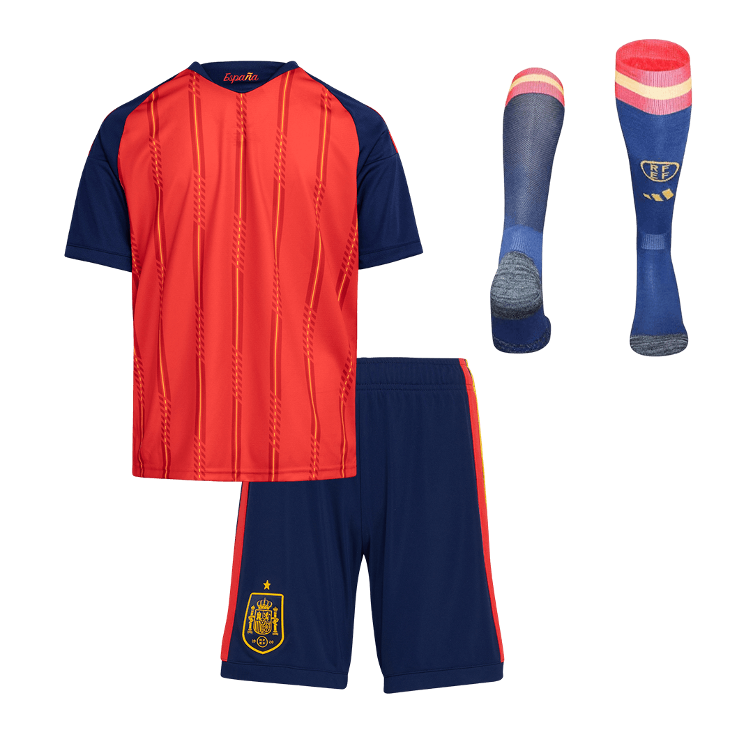 [Champion Edition] Spain Kids World Cup Home Full Kit 2026