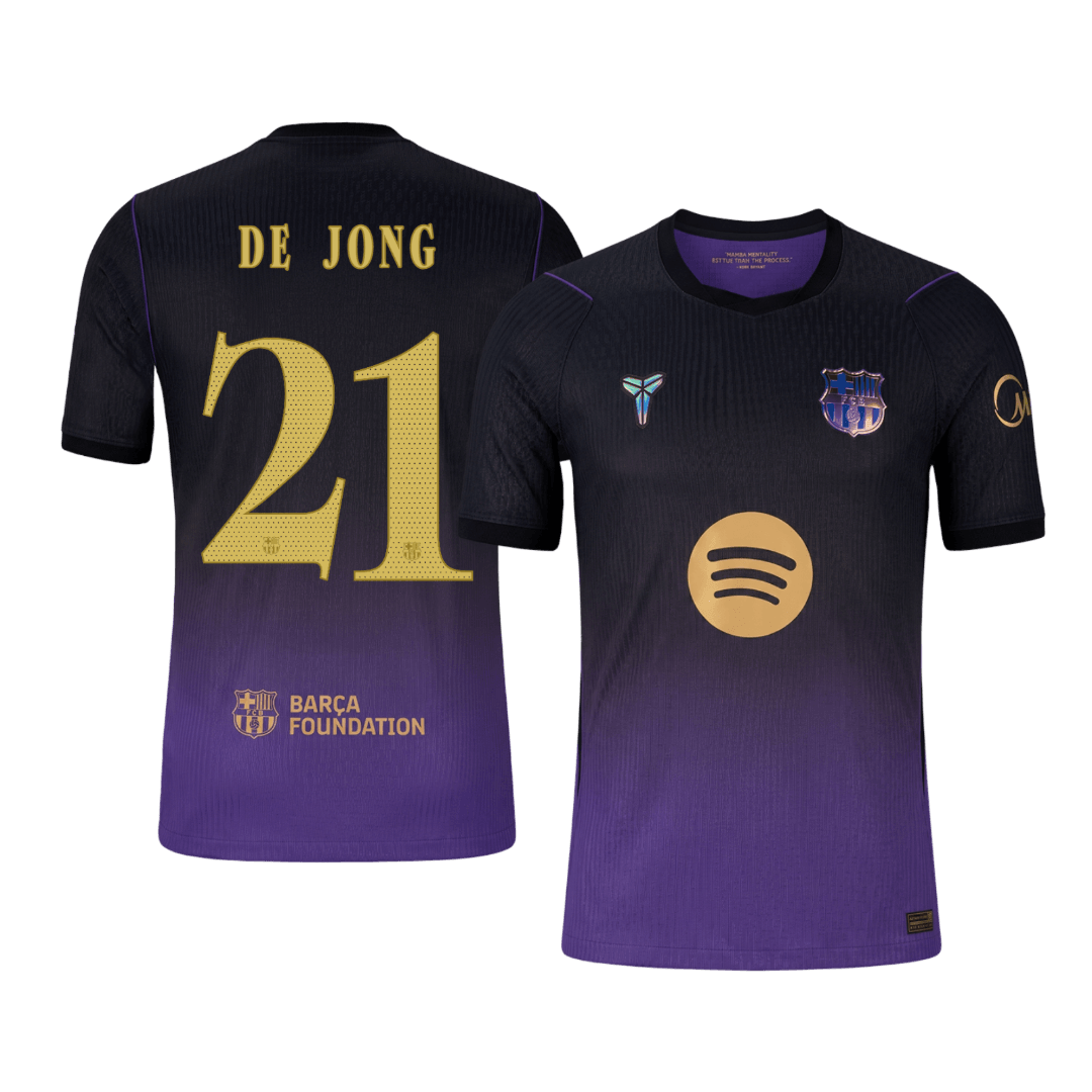 Barcelona Away Jersey 2026/27 - DE JONG #21 - UCL