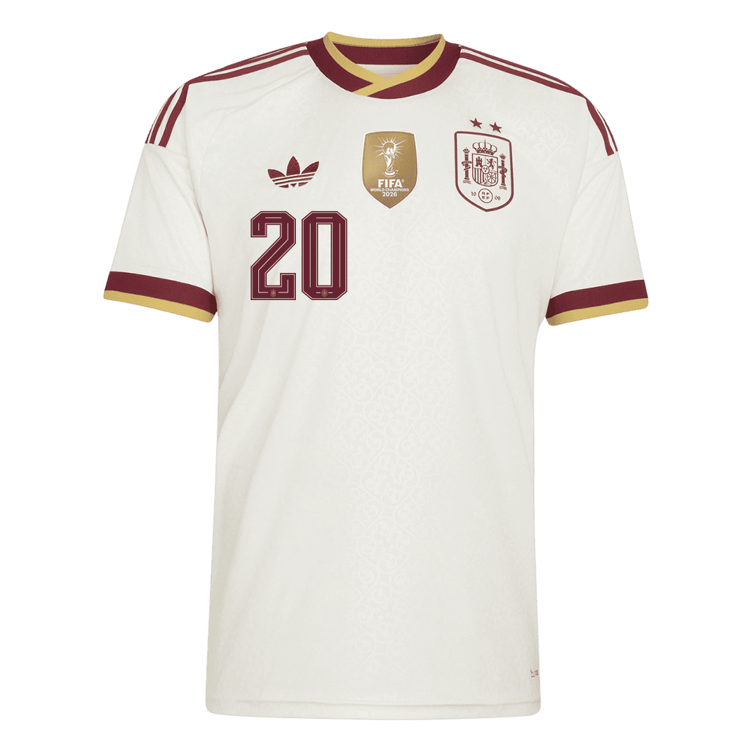 [Champion Edition] Spain World Cup Away Jersey 2026 - PEDRI #20