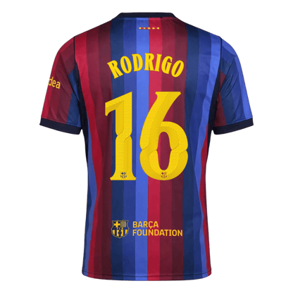 Barcelona Home Jersey 2026/27 - RODRIGO #16 - UCL
