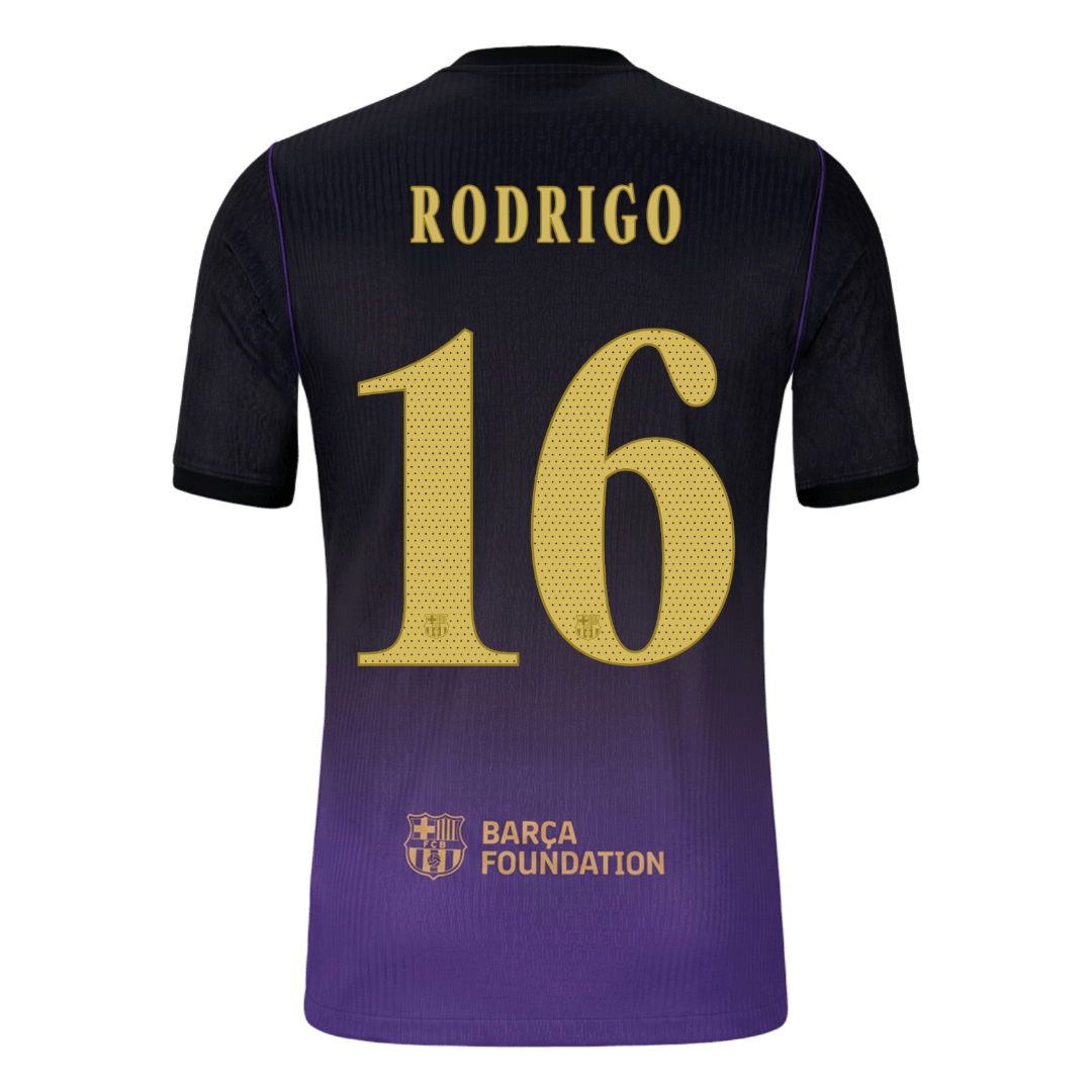 Barcelona Away Jersey 2026/27 - RODRIGO #16 - UCL (Player Version)