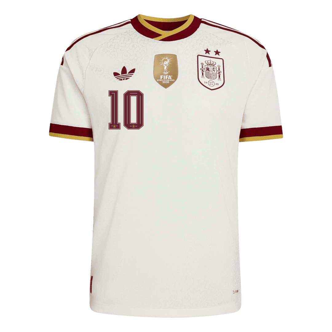 [Champion Edition] Spain World Cup Away Jersey 2026 - OLMO #10 (Player Version)