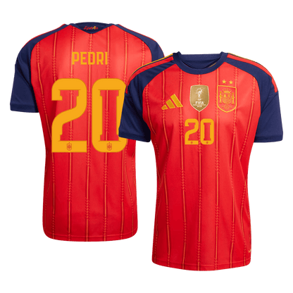 [Champion Edition] Spain World Cup Home Jersey 2026 - PEDRI #20