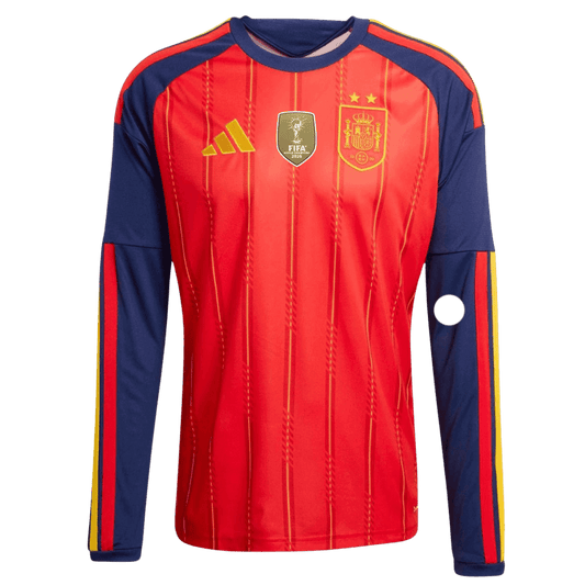 Spain World Cup Home Long Sleeve Jersey 2026