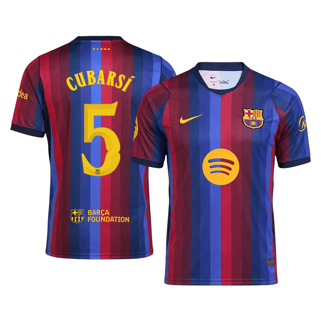 Barcelona Home Jersey 2026/27 - CUBARSÍ #5 - UCL