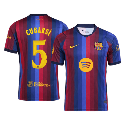 Barcelona Home Jersey 2026/27 - CUBARSÍ #5 - UCL