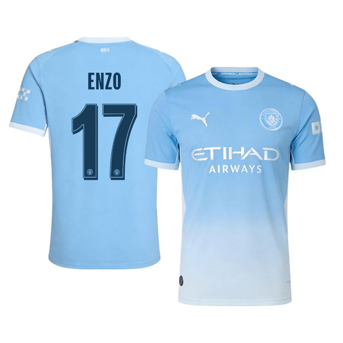 Manchester City Home Jersey 2026/27 - ENZO #17 (Player Version)