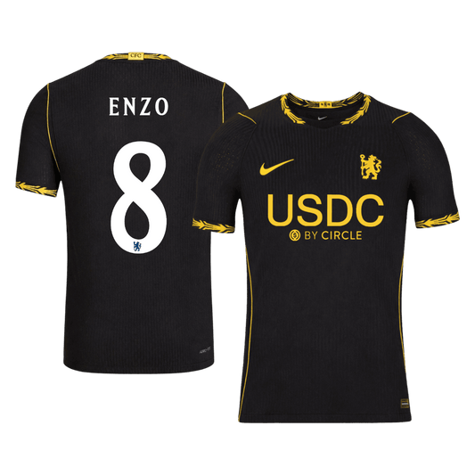 Chelsea Away Jersey 2026/27 - ENZO #8 - UCL (Player Version)