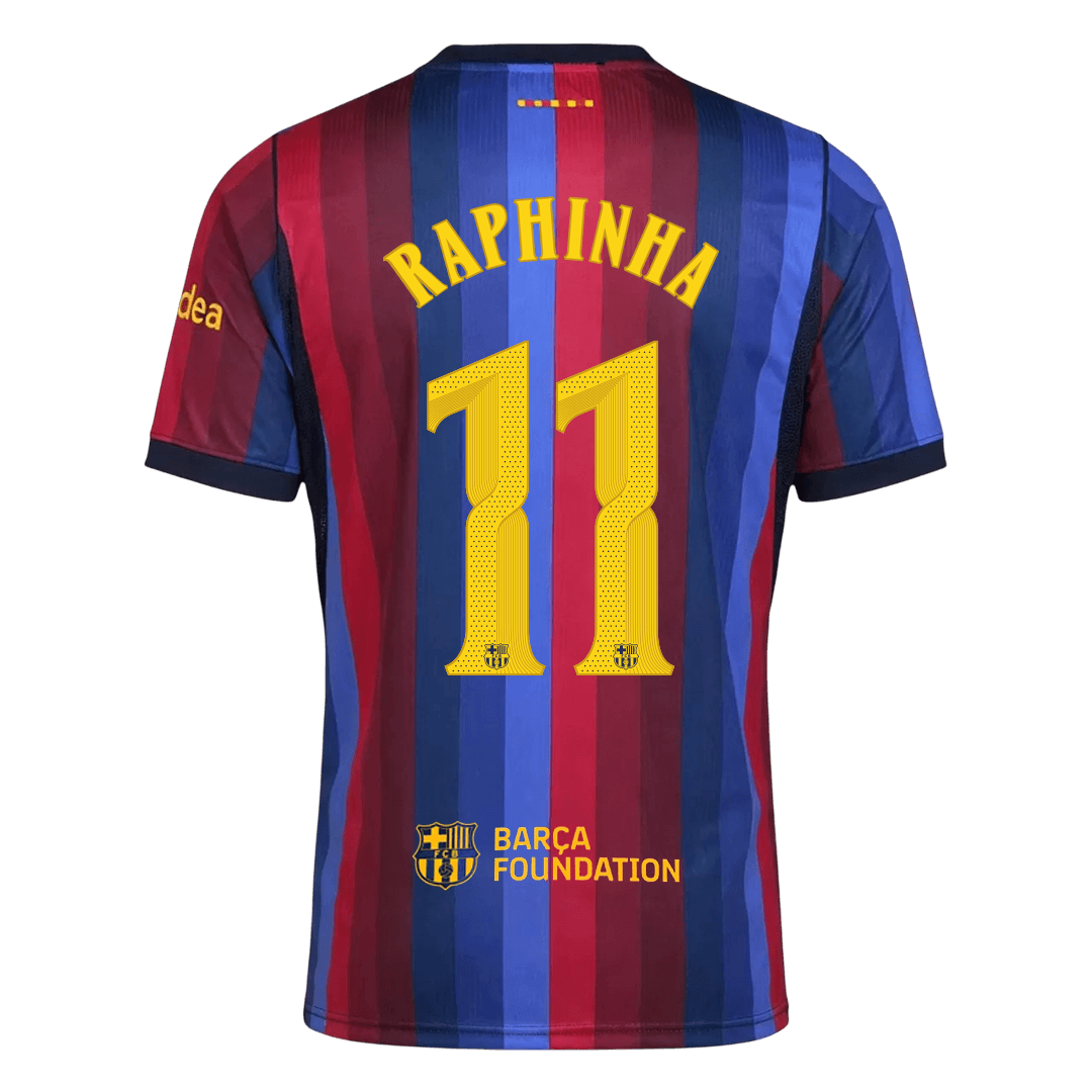 Barcelona Home Jersey 2026/27 - RAPHINHA #11 - UCL