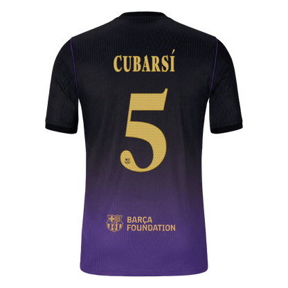 Barcelona Away Jersey 2026/27 - CUBARSÍ #5 - UCL (Player Version)