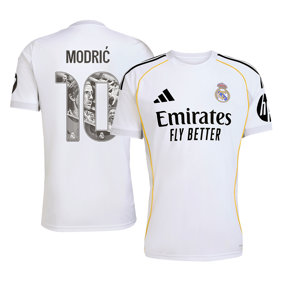 Real Madrid Home Jersey 2025/26 - MODRIĆ #10