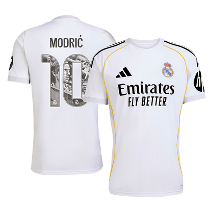 Real Madrid Home Jersey 2025/26 - MODRIĆ #10