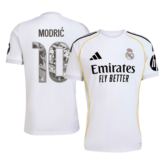 Real Madrid Home Jersey 2025/26 - MODRIĆ #10