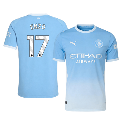 Manchester City Home Jersey 2026/27 - ENZO #17 (Player Version)