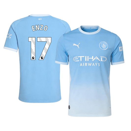 Manchester City Home Jersey 2026/27 - ENZO #17 (Player Version)