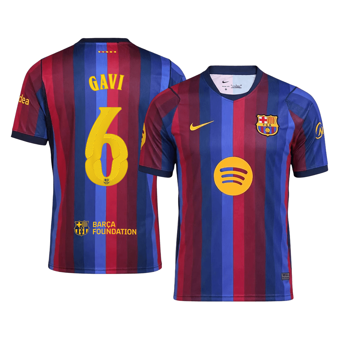 Barcelona Home Jersey 2026/27 - GAVI #6 - UCL