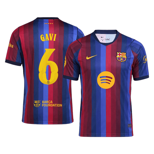 Barcelona Home Jersey 2026/27 - GAVI #6 - UCL