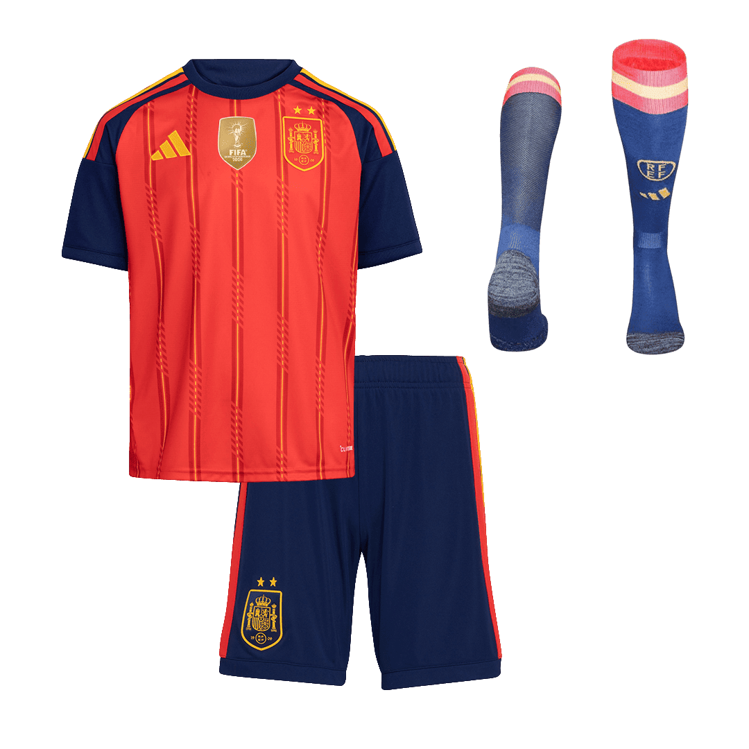 [Champion Edition] Spain Kids World Cup Home Full Kit 2026