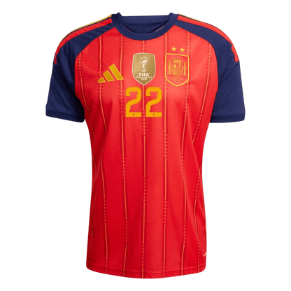 [Champion Edition] Spain World Cup Home Jersey 2026 - CUBARSÍ #22 (Player Version)