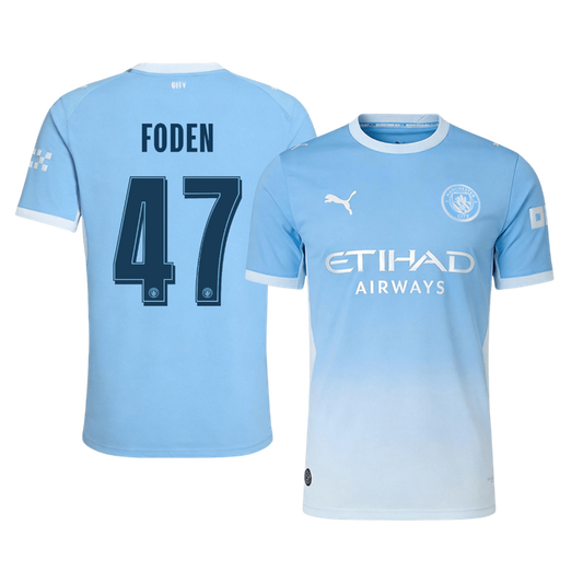 Manchester City Home Jersey 2026/27 - FODEN #47 (Player Version)