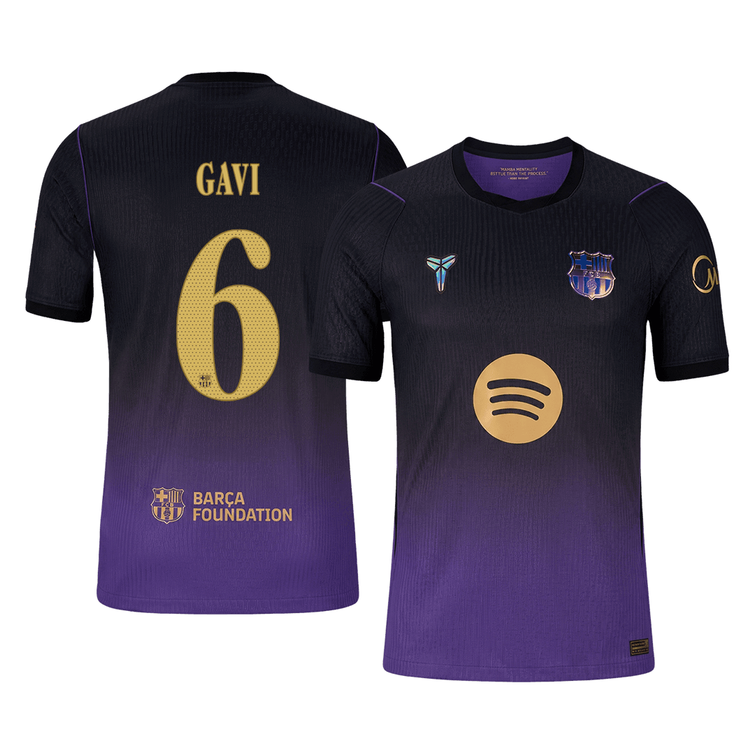 Barcelona Away Jersey 2026/27 - GAVI #6 - UCL (Player Version)