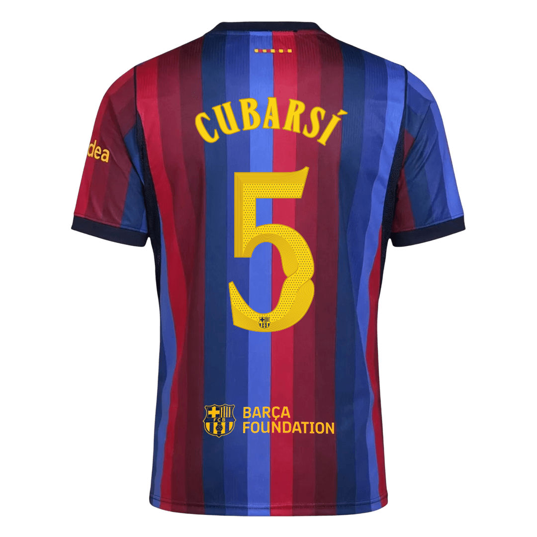 Barcelona Home Jersey 2026/27 - CUBARSÍ #5 - UCL