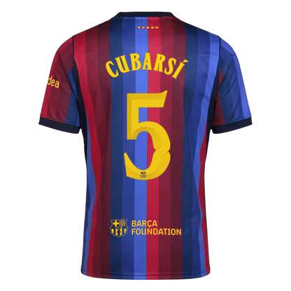 Barcelona Home Jersey 2026/27 - CUBARSÍ #5 - UCL