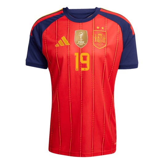 [Champion Edition] Spain World Cup Home Jersey 2026 - LAMINE YAMAL #19 (Player Version)