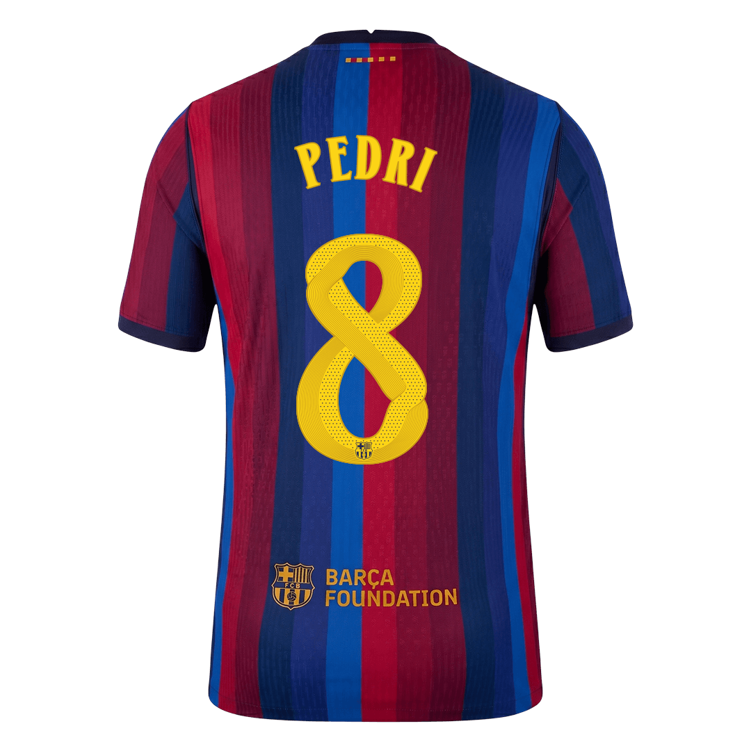 Barcelona Home Jersey 2026/27 - PEDRI #8 - UCL (Player Version)
