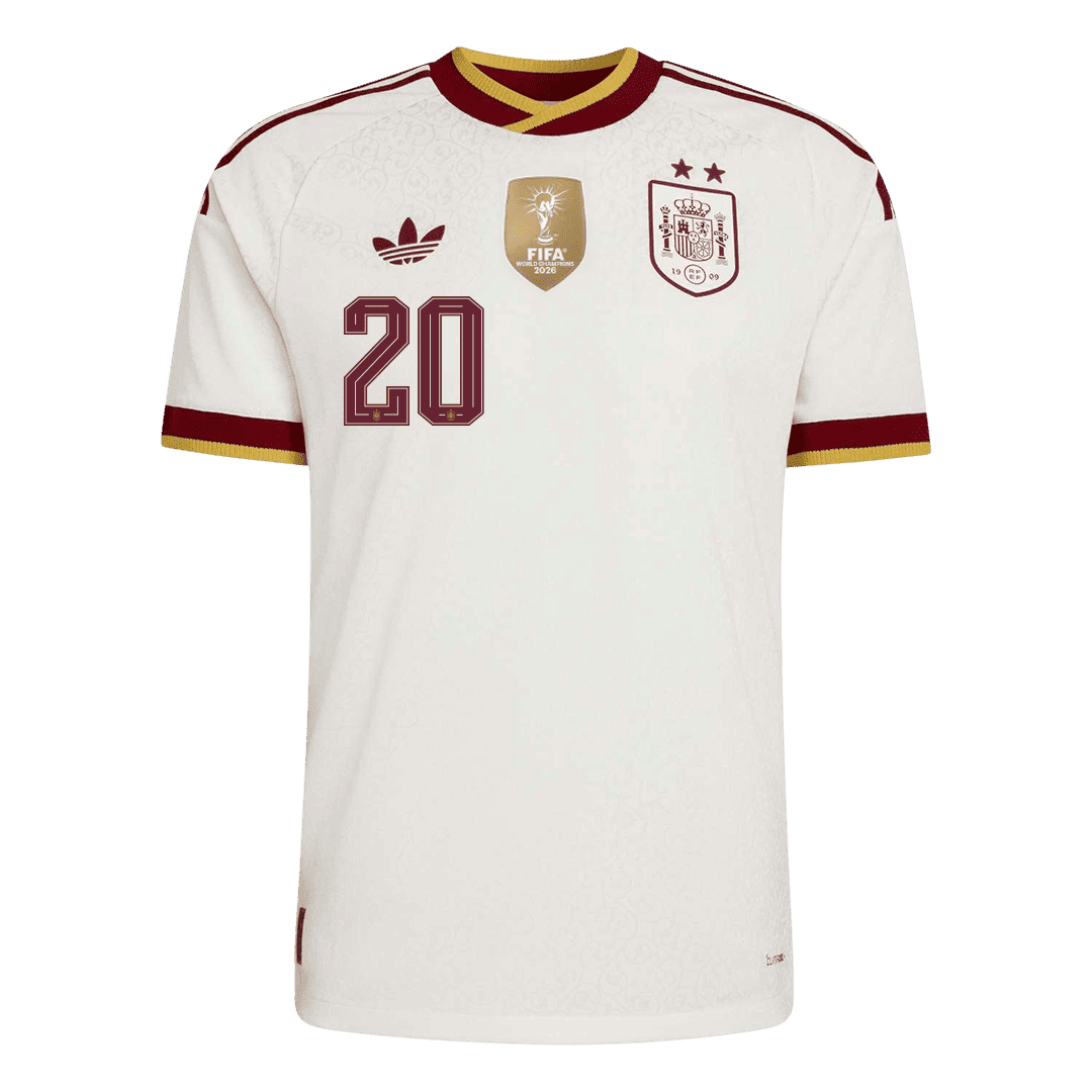 [Champion Edition] Spain World Cup Away Jersey 2026 - PEDRI #20 (Player Version)