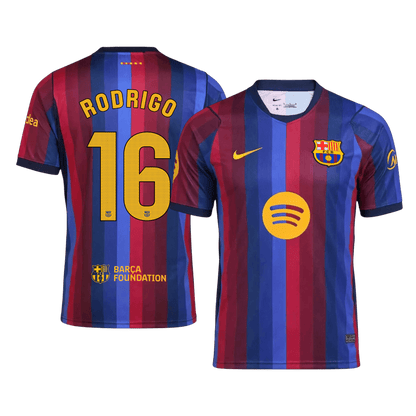 Barcelona Home Jersey 2026/27 - RODRIGO #16