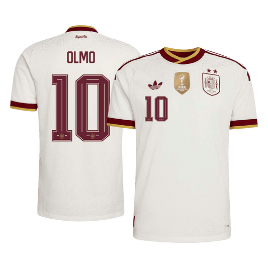 [Champion Edition] Spain World Cup Away Jersey 2026 - OLMO #10 (Player Version)