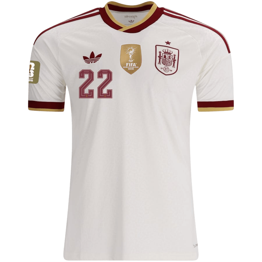 [Champion Edition] Spain World Cup Away Jersey 2026 - CUBARSÍ #22