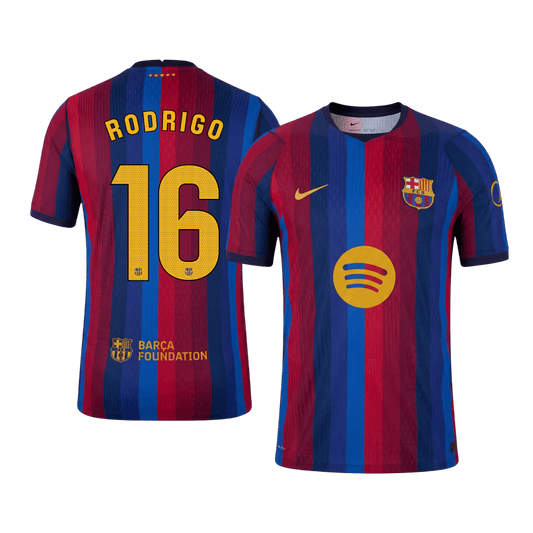 Barcelona Home Jersey 2026/27 - RODRIGO #16 (Player Version)