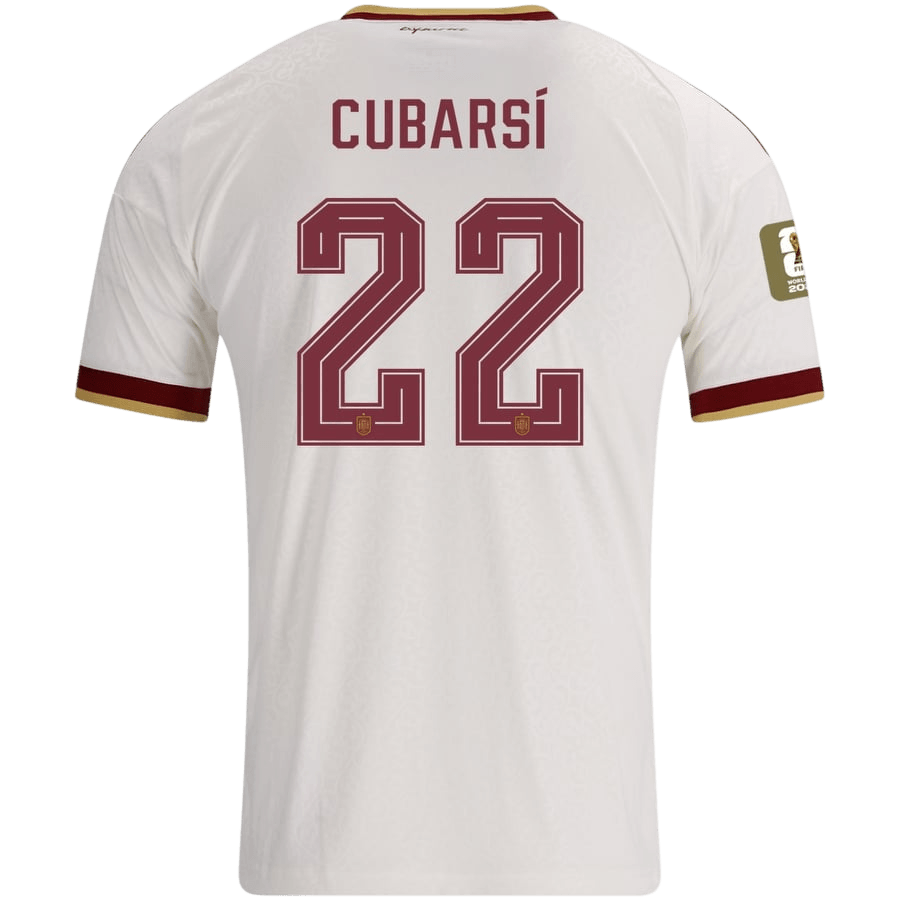 [Champion Edition] Spain World Cup Away Jersey 2026 - CUBARSÍ #22
