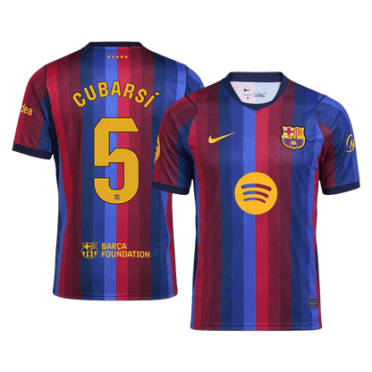 Barcelona Home Jersey 2026/27 - CUBARSÍ #5