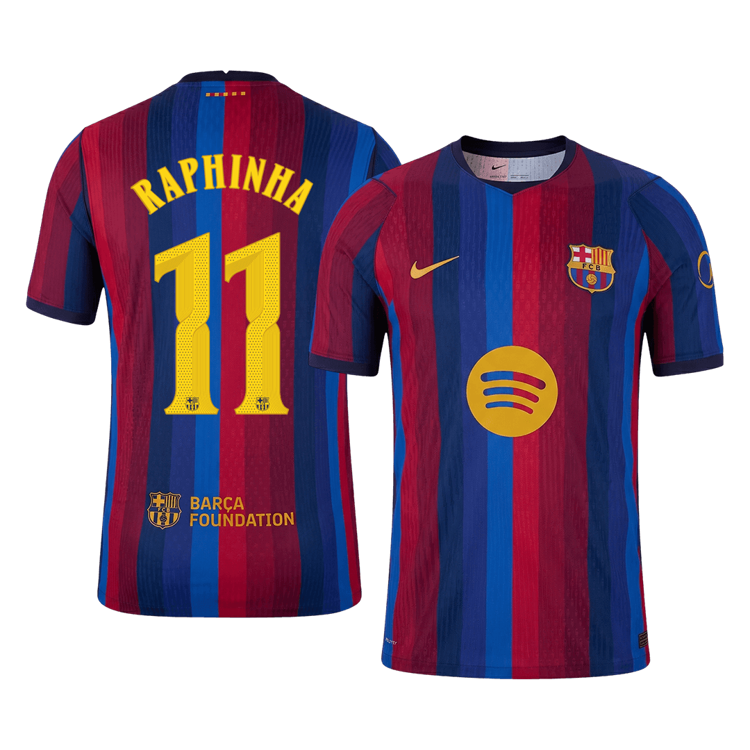 Barcelona Home Jersey 2026/27 - RAPHINHA #11 - UCL (Player Version)