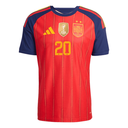 [Champion Edition] Spain World Cup Home Jersey 2026 - PEDRI #20 (Player Version)