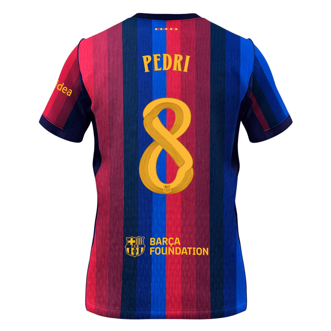Barcelona Home Jersey 2026/27 - PEDRI #8 - UCL