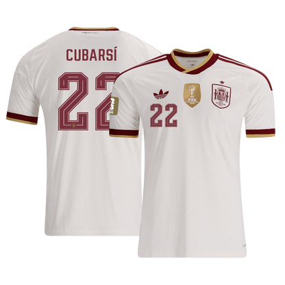 [Champion Edition] Spain World Cup Away Jersey 2026 - CUBARSÍ #22 (Player Version)