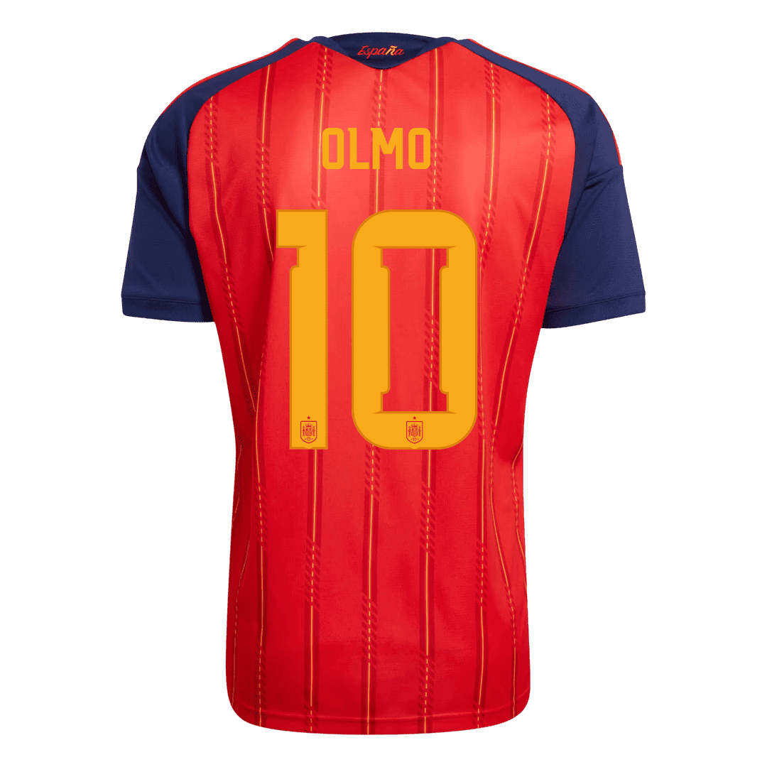 [Champion Edition] Spain World Cup Home Jersey 2026 - OLMO #10