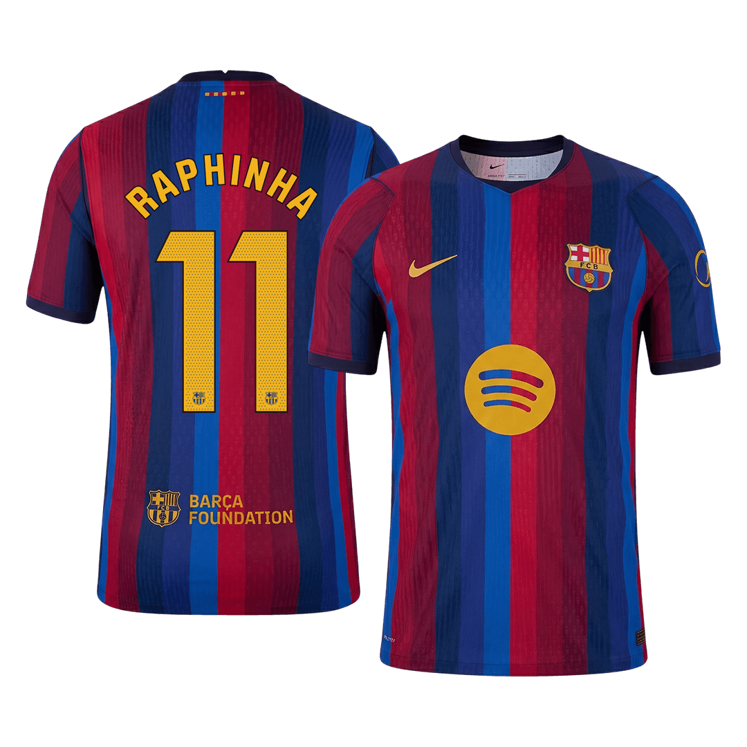 Barcelona Home Jersey 2026/27 - RAPHINHA #11 (Player Version)